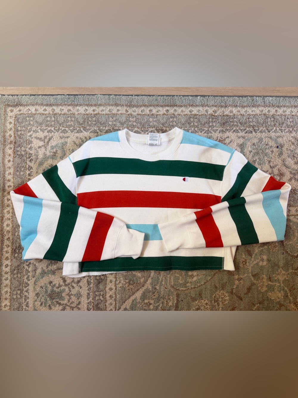 Champion reverse weave crop sweater medium